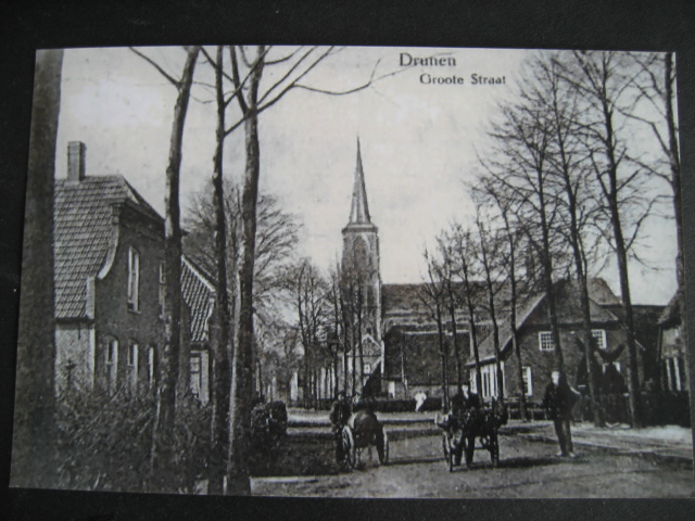 Groote Straat - omstreeks 1910 Drunen