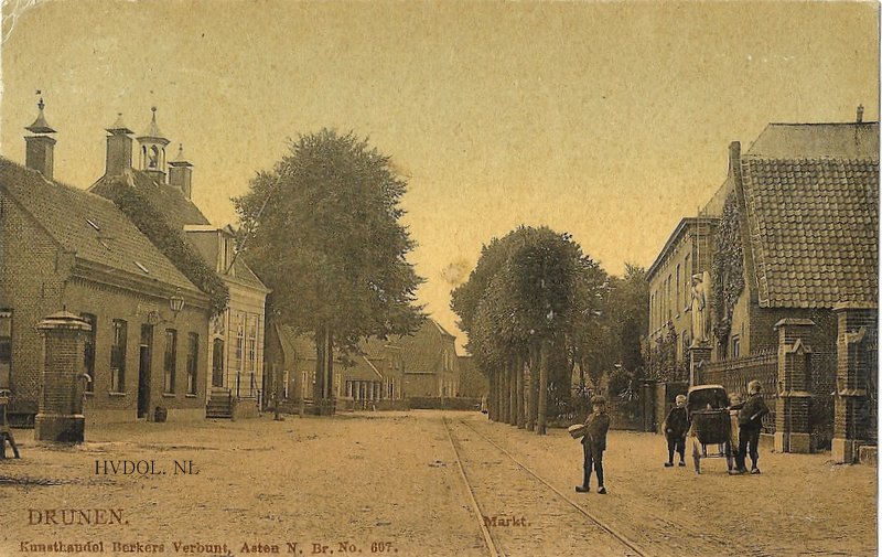 Markt - Drunen 1910