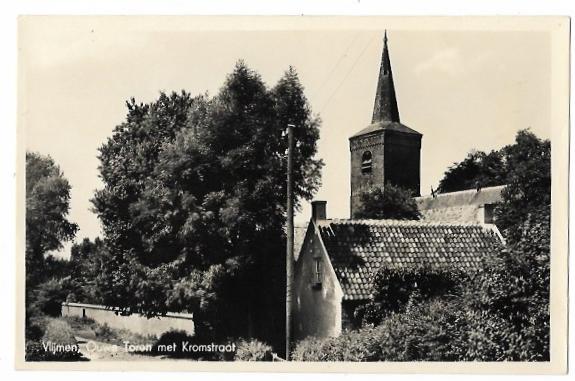Torenstraat - (Kromstraat) - Vlijmen omstreeks 1940